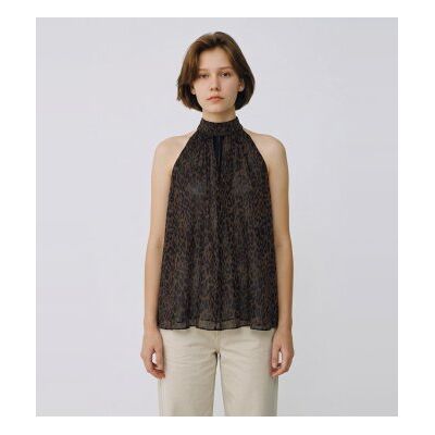 Rotate pour femme. 1152383088 Top Fleur brun (34), Marron, Casuel, Fête, Sans manches / bretelles, Polister recyclé - Publicité Rotate pour femme. 1152383088 Top Fleur brun (34), Marron, Casuel, Fête, Sans manches / bretelles, Polister recyclé - Publicité