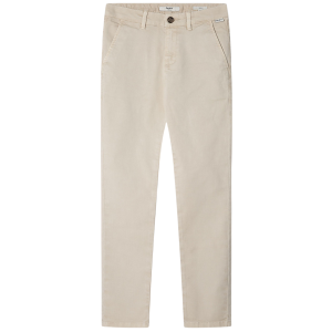 Pepe Jeans pour garçon. PB210731 Pantalon slim chino blanc écru (10Años= 140cm), Casuel, Coton, Durable, mode enfantine - Publicité Pepe Jeans pour garçon. PB210731 Pantalon slim chino blanc écru (10Años= 140cm), Casuel, Coton, Durable, mode enfantine - Publicité