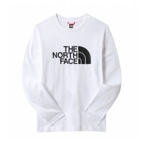The North Face unisex pour enfant. NF0A7X5DFN41 Teens L/S Easy Tee blanc (170/175cm), Casuel, Sport, Coton, Multisport, Manche courte, mode - Publicité