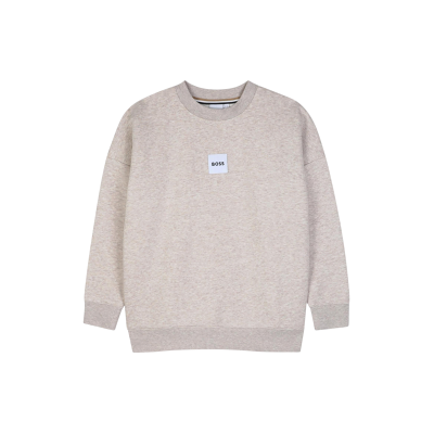 Boss pour garçon. J53394 Sweat-shirt Chaud beige (14Y= 162cm), Casuel, Coton, mode enfantine - Publicité Boss pour garçon. J53394 Sweat-shirt Chaud beige (14Y= 162cm), Casuel, Coton, mode enfantine - Publicité