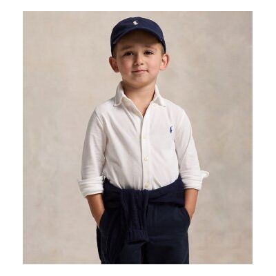 Polo Ralph Lauren pour garçon. 322914506002 Chemise en piqué de coton ultra-léger blanc (1.5años= 88/93), Casuel, Manche longue, mode enfant - Publicité Polo Ralph Lauren pour garçon. 322914506002 Chemise en piqué de coton ultra-léger blanc (1.5años= 88/93), Casuel, Manche longue, mode enfant - Publicité