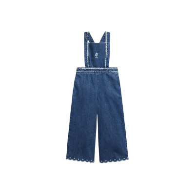 Polo Ralph Lauren pour fille. 312B18022001 Combinaison en jean brodée bleue (4años= 102/108cm), Casuel, Coton, Denim, mode enfantine - Publicité Polo Ralph Lauren pour fille. 312B18022001 Combinaison en jean brodée bleue (4años= 102/108cm), Casuel, Coton, Denim, mode enfantine - Publicité