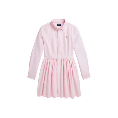Polo Ralph Lauren pour fille. 313934179001 Robe chemise en oxford de coton rose (11años= 149/154cm), Casuel, Manche longue, mode enfantine - Publicité Polo Ralph Lauren pour fille. 313934179001 Robe chemise en oxford de coton rose (11años= 149/154cm), Casuel, Manche longue, mode enfantine - Publicité