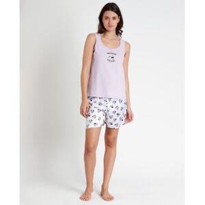 Disney pour femme. 62311-0-000215 Pyjama sans manches Soft Minnie (XXL), Homewear, Violet, Coton, Sans manches / bretelles - Publicité