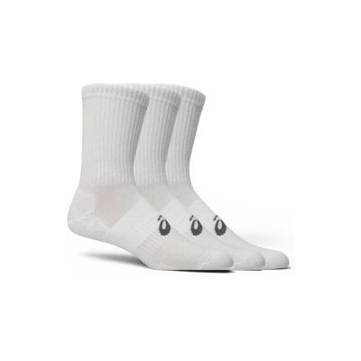 Asics unisex. 3033C298 Pack 3 Chaussettes Crew blanc (S), Homewear, Sport, Coton - Publicité Asics unisex. 3033C298 Pack 3 Chaussettes Crew blanc (S), Homewear, Sport, Coton - Publicité