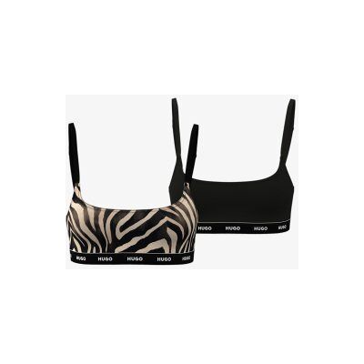 HUGO pour femme. 50545712 Lot de deux bralettes design (XS), Homewear, Coton - Publicité HUGO pour femme. 50545712 Lot de deux bralettes design (XS), Homewear, Coton - Publicité