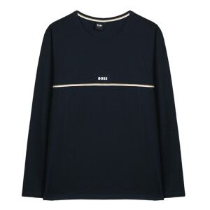 Boss pour homme. 50515378 Haut de pyjama marine (M), Homewear, Coton, Manche longue - Publicité Boss pour homme. 50515378 Haut de pyjama marine (M), Homewear, Coton, Manche longue - Publicité
