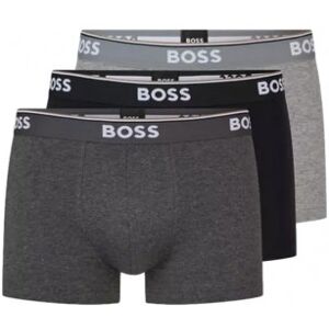 Boss pour homme. 50475274 Lot de 3 boxers gris, noir (S), Homewear, Coton - Publicité Boss pour homme. 50475274 Lot de 3 boxers gris, noir (S), Homewear, Coton - Publicité