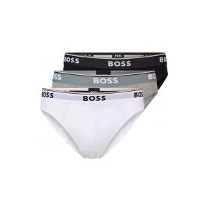 Boss pour homme. 50475273 Lot de 3 slips blanc, gris, noir (M), Homewear, Coton - Publicité Boss pour homme. 50475273 Lot de 3 slips blanc, gris, noir (M), Homewear, Coton - Publicité