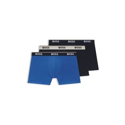 Boss pour homme. 50554694 Set 3 boxers Power blue (XL), Noir, Bleu, Homewear, Coton - Publicité Boss pour homme. 50554694 Set 3 boxers Power blue (XL), Noir, Bleu, Homewear, Coton - Publicité