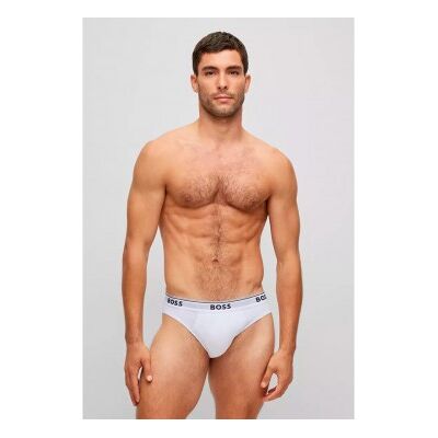 Boss pour homme. 50475273 Lot de 3 slips blancs à logo (XXL), Homewear, Coton - Publicité Boss pour homme. 50475273 Lot de 3 slips blancs à logo (XXL), Homewear, Coton - Publicité