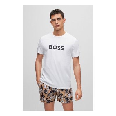 Boss pour homme. 50491706 T-SHIRT RELAXED FIT ORGANIC COTTON blanc (XXL), Homewear, Coton, Manche courte - Publicité Boss pour homme. 50491706 T-SHIRT RELAXED FIT ORGANIC COTTON blanc (XXL), Homewear, Coton, Manche courte - Publicité