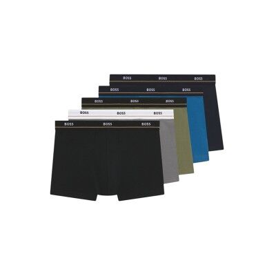 Boss pour homme. 50531660 Set 5 Boxers Type multicolore (L), Homewear, Coton - Publicité Boss pour homme. 50531660 Set 5 Boxers Type multicolore (L), Homewear, Coton - Publicité