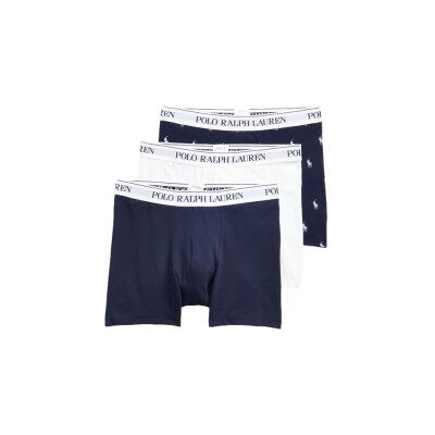 Polo Ralph Lauren pour homme. 714830300036 Lot de trois boxers bleu, blanc (S), Homewear, Coton - Publicité Polo Ralph Lauren pour homme. 714830300036 Lot de trois boxers bleu, blanc (S), Homewear, Coton - Publicité