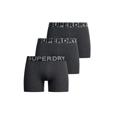 Superdry pour homme. M3110452A Pack 3 Boxer Marca gris (XXL), Homewear, Le coton biologique, Durable - Publicité Superdry pour homme. M3110452A Pack 3 Boxer Marca gris (XXL), Homewear, Le coton biologique, Durable - Publicité