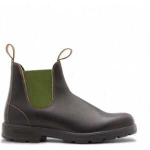 Blundstone pour homme. 519 Bottines en cuir 519 vertes (43), Marron, Plat, Aucun, Casuel - Publicité Blundstone pour homme. 519 Bottines en cuir 519 vertes (43), Marron, Plat, Aucun, Casuel - Publicité