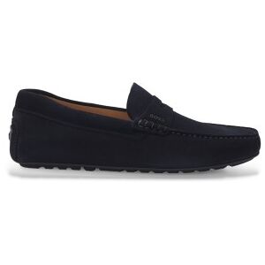 Boss pour homme. 50541750 Mocassins en cuir Noel marine (48), Plat, Aucun, Homewear - Publicité Boss pour homme. 50541750 Mocassins en cuir Noel marine (48), Plat, Aucun, Homewear - Publicité