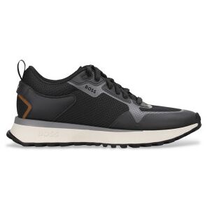 Boss pour homme. 50513195 Jonah Sneakers noir (40), Plat, Lacets, Casuel - Publicité Boss pour homme. 50513195 Jonah Sneakers noir (40), Plat, Lacets, Casuel - Publicité