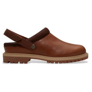Timberland pour femme. TB0A2PSBEM61 Sabots en cuir de première qualité marron (38.5 W), Plat, Aucun, Casuel - Publicité Timberland pour femme. TB0A2PSBEM61 Sabots en cuir de première qualité marron (38.5 W), Plat, Aucun, Casuel - Publicité