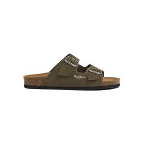 Pepe Jeans pour homme. PMS90112 Sandales en cuir Bio vert (43), Plat, Aucun, Casuel - Publicité Pepe Jeans pour homme. PMS90112 Sandales en cuir Bio vert (43), Plat, Aucun, Casuel - Publicité