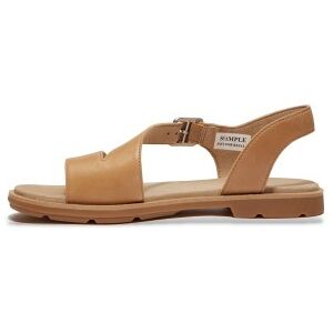Timberland pour femme. TB0A2R2TEN21 Sandales à bride arrière en cuir marron Calista Bay (39 W), Plat, Boucle, Casuel - Publicité Timberland pour femme. TB0A2R2TEN21 Sandales à bride arrière en cuir marron Calista Bay (39 W), Plat, Boucle, Casuel - Publicité