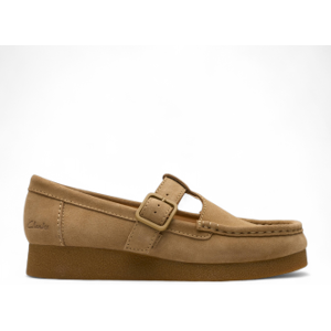 Clarks pour femme. 26183152 Chaussures Wallabee en cuir marron (40), 1 à 3 cm, Boucle, Casuel - Publicité Clarks pour femme. 26183152 Chaussures Wallabee en cuir marron (40), 1 à 3 cm, Boucle, Casuel - Publicité