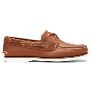 Timberland pour homme. TB0A43V98771 Chaussures bateau en cuir marron (43 W), Plat, Lacets, Casuel - Publicité Timberland pour homme. TB0A43V98771 Chaussures bateau en cuir marron (43 W), Plat, Lacets, Casuel - Publicité
