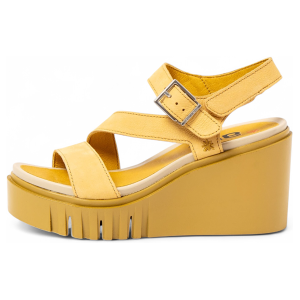 ART pour femme. 1208012GB003_024 Sandales 2080 jaune (39), Cuir, 8 à 10 cm, Boucle, Casuel - Publicité ART pour femme. 1208012GB003_024 Sandales 2080 jaune (39), Cuir, 8 à 10 cm, Boucle, Casuel - Publicité