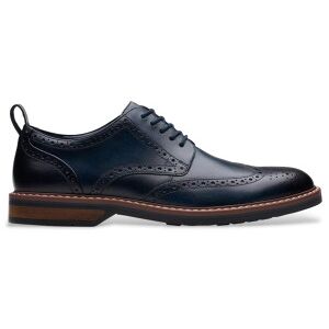 Clarks pour homme. 26178471 Aldwin Limit chaussures en cuir marine (40), Plat, Lacets, Casuel - Publicité Clarks pour homme. 26178471 Aldwin Limit chaussures en cuir marine (40), Plat, Lacets, Casuel - Publicité