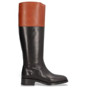 Alpe pour femme. 534208 Bottes Couture en cuir marron, noir (38), 3 à 5 cm, Fermeture éclair, Casuel - Publicité Alpe pour femme. 534208 Bottes Couture en cuir marron, noir (38), 3 à 5 cm, Fermeture éclair, Casuel - Publicité