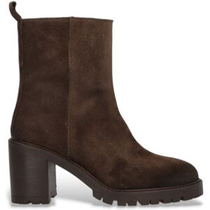 Alpe pour femme. 522211 Bottines en daim Valley, marron (40), 8 à 10 cm, Cuir, Fermeture éclair, Casuel - Publicité Alpe pour femme. 522211 Bottines en daim Valley, marron (40), 8 à 10 cm, Cuir, Fermeture éclair, Casuel - Publicité