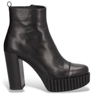 Alpe pour femme. 456220 Andrea - Bottines en cuir noir (40), Superiéur à 10 cm, Fermeture éclair, Casuel - Publicité Alpe pour femme. 456220 Andrea - Bottines en cuir noir (40), Superiéur à 10 cm, Fermeture éclair, Casuel - Publicité