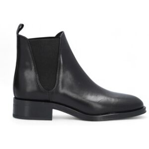 Alpe pour femme. 234917 Bottines en cuir Couture noires (39), 3 à 5 cm, Aucun, Casuel - Publicité Alpe pour femme. 234917 Bottines en cuir Couture noires (39), 3 à 5 cm, Aucun, Casuel - Publicité