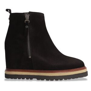 Alpe pour femme. 550711 Vanity - Bottines en cuir noir (40), 8 à 10 cm, Fermeture éclair, Casuel - Publicité Alpe pour femme. 550711 Vanity - Bottines en cuir noir (40), 8 à 10 cm, Fermeture éclair, Casuel - Publicité