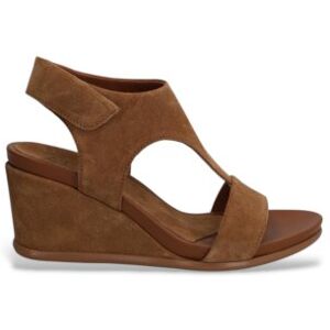 Alpe pour femme. 561411 Chaussures compensées en cuir marron Yara Juliette (41), 5 à 8 cm, Velcro, Casuel - Publicité Alpe pour femme. 561411 Chaussures compensées en cuir marron Yara Juliette (41), 5 à 8 cm, Velcro, Casuel - Publicité