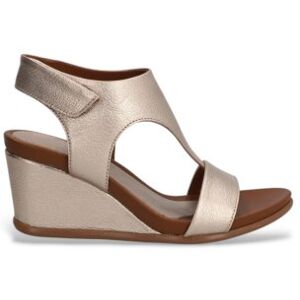 Alpe pour femme. 561441 Chaussures compensées en cuir argenté Yara Juliette (38), 3 à 5 cm, Velcro, Casuel - Publicité Alpe pour femme. 561441 Chaussures compensées en cuir argenté Yara Juliette (38), 3 à 5 cm, Velcro, Casuel - Publicité