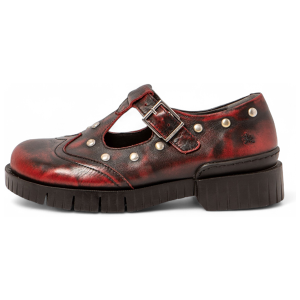 ART pour femme. 11834S1F4003_008 1834S Chaussures Oxford en cuir rouge (36), Plat, Boucle, Casuel - Publicité ART pour femme. 11834S1F4003_008 1834S Chaussures Oxford en cuir rouge (36), Plat, Boucle, Casuel - Publicité