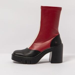 ART pour femme. 1197311RB003_008 Bottines en cuir rouge - Hauteur du talon : 9cm (36), 8 à 10 cm, Fermeture éclair, Casuel - Publicité ART pour femme. 1197311RB003_008 Bottines en cuir rouge - Hauteur du talon : 9cm (36), 8 à 10 cm, Fermeture éclair, Casuel - Publicité