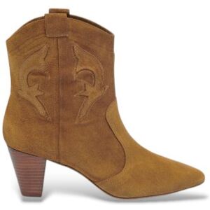 BA&SH; pour femme. 2H25NCAS Bottes en cuir Casey marron (36), 3 à 5 cm, Aucun, Casuel - Publicité BA&SH; pour femme. 2H25NCAS Bottes en cuir Casey marron (36), 3 à 5 cm, Aucun, Casuel - Publicité