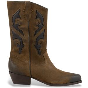 BA&SH; pour femme. 2E26SCUR Bottes en cuir Curtis marron (37), 1 à 3 cm, Aucun, Casuel - Publicité BA&SH; pour femme. 2E26SCUR Bottes en cuir Curtis marron (37), 1 à 3 cm, Aucun, Casuel - Publicité
