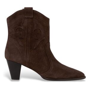 BA&SH; pour femme. 2H25NCAS Bottines en cuir Casey marron (41), 3 à 5 cm, Aucun, Casuel - Publicité BA&SH; pour femme. 2H25NCAS Bottines en cuir Casey marron (41), 3 à 5 cm, Aucun, Casuel - Publicité
