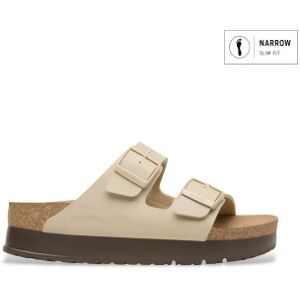 Birkenstock pour femme. 1031261 Sandales Arizona Flex Platform (Ajustement Étroit) beige (40), 3 à 5 cm, Aucun, Casuel - Publicité Birkenstock pour femme. 1031261 Sandales Arizona Flex Platform (Ajustement Étroit) beige (40), 3 à 5 cm, Aucun, Casuel - Publicité