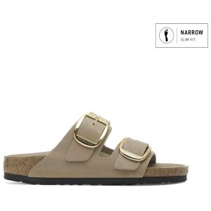 Birkenstock pour femme. 1030395 Sandales en Cuir Arizona Big Buckle (Coupe Étroite) marron clair (42), Plat, Aucun, Casuel - Publicité Birkenstock pour femme. 1030395 Sandales en Cuir Arizona Big Buckle (Coupe Étroite) marron clair (42), Plat, Aucun, Casuel - Publicité