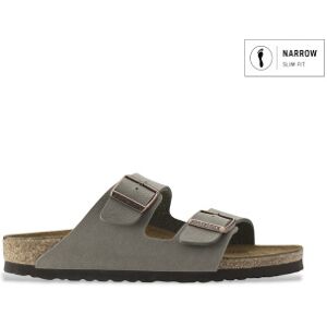 Birkenstock unisex. 151213 Sandales en cuir Arizona Stone (Ajustement Étroit) gris (40), Plat, Aucun, Casuel - Publicité Birkenstock unisex. 151213 Sandales en cuir Arizona Stone (Ajustement Étroit) gris (40), Plat, Aucun, Casuel - Publicité