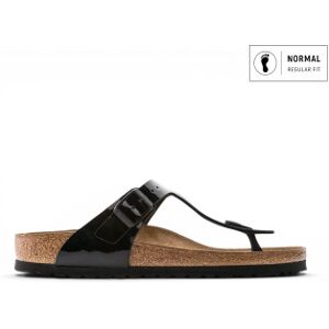 Birkenstock pour femme. 43661 Sandales Gizeh Birko-Flor Patent (Ajustement Régulier) noir (38), Plat, Aucun, Casuel - Publicité Birkenstock pour femme. 43661 Sandales Gizeh Birko-Flor Patent (Ajustement Régulier) noir (38), Plat, Aucun, Casuel - Publicité