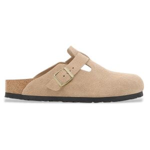 Birkenstock pour femme. 1030883 Sabots en cuir Boston beige (36), Plat, Aucun, Casuel - Publicité Birkenstock pour femme. 1030883 Sabots en cuir Boston beige (36), Plat, Aucun, Casuel - Publicité
