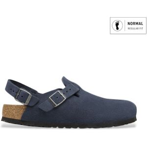 Birkenstock pour homme. 1030644 Sabots en Cuir Tokyo (Coupe Régulière) marine (46), Plat, Boucle, Casuel - Publicité Birkenstock pour homme. 1030644 Sabots en Cuir Tokyo (Coupe Régulière) marine (46), Plat, Boucle, Casuel - Publicité