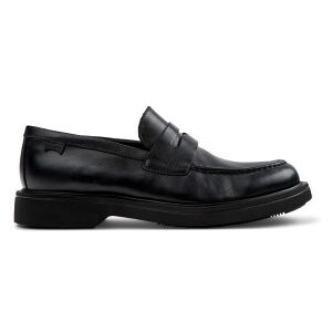 Camper pour homme. K101001-001 Mocassins Mocassins en cuir Norman noir (45), Plat, Aucun, Casuel - Publicité Camper pour homme. K101001-001 Mocassins Mocassins en cuir Norman noir (45), Plat, Aucun, Casuel - Publicité