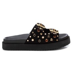 Carmela pour femme. 16240102-NEGRO Sandales en cuir 162401 noir (41), 1 à 3 cm, Aucun, Casuel - Publicité Carmela pour femme. 16240102-NEGRO Sandales en cuir 162401 noir (41), 1 à 3 cm, Aucun, Casuel - Publicité