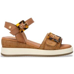 Carmela pour femme. 16222702-CAMEL Sandales marron 162227 (41), Tissu, 5 à 8 cm, Boucle, Casuel - Publicité Carmela pour femme. 16222702-CAMEL Sandales marron 162227 (41), Tissu, 5 à 8 cm, Boucle, Casuel - Publicité